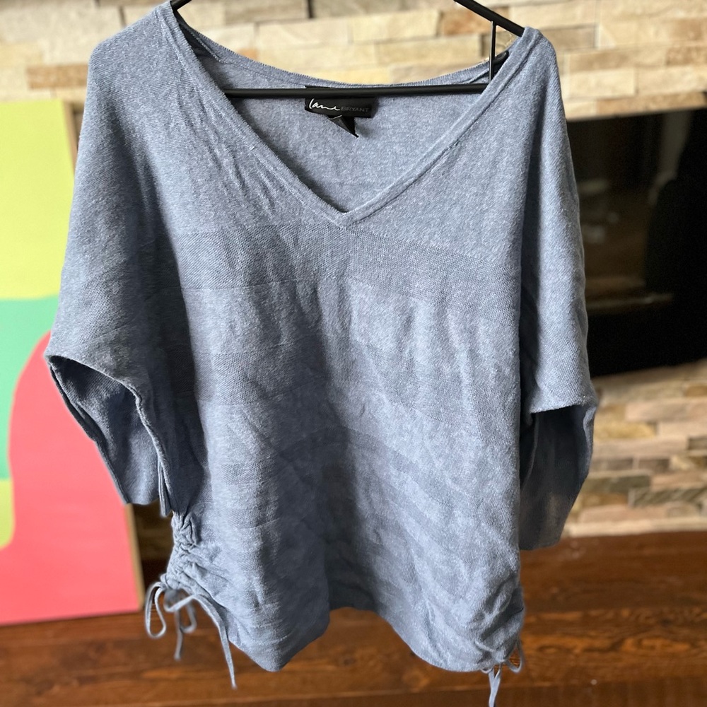 Lane Bryant light sweater with side detailing